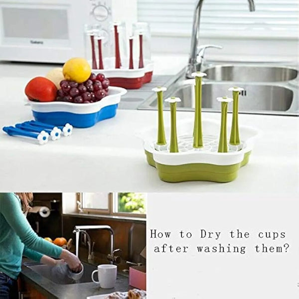 Drainer glass stand